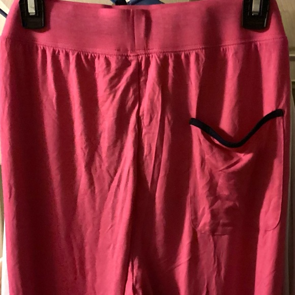 Women’s NWT plus size J.CREW bright pink tie-waist jogger pants / size XXL - Picture 4 of 7